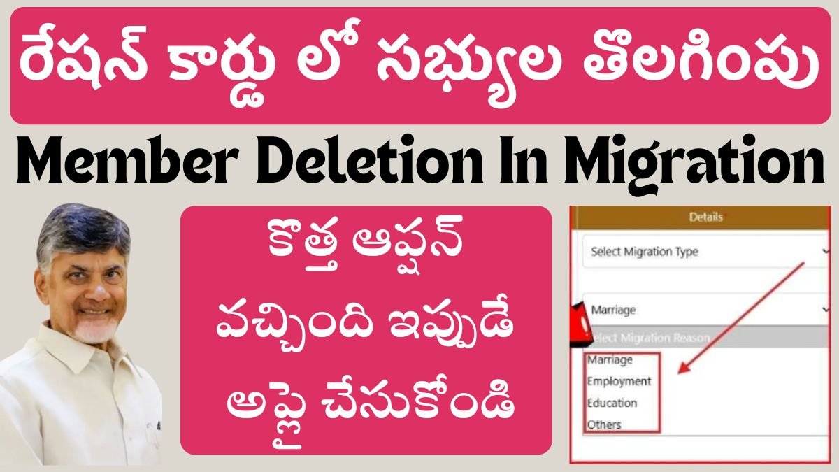 AP Ration Card Member Deletion Migration