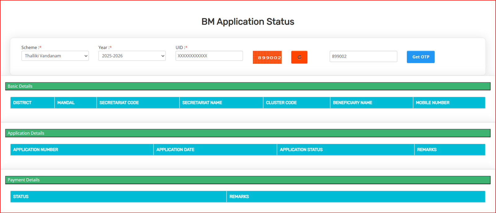 Thalliki Vandanam Payment StatUs Check Link 2025