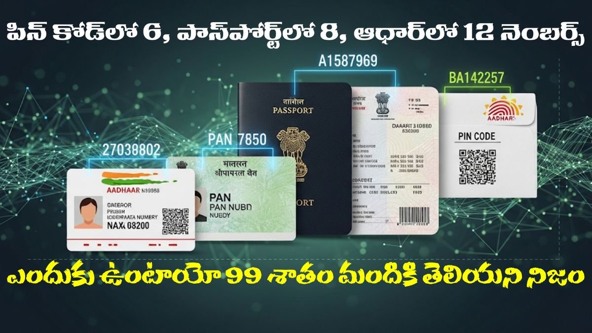 PIN Code Aadhaar Passport Numbers Secrets