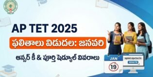 AP TET 2025 ఆన్సర్‌ కీ విడుదల.. ఫలితాలు వచ్చేది ఎప్పుడంటే? | AP TET 2025 Result Date